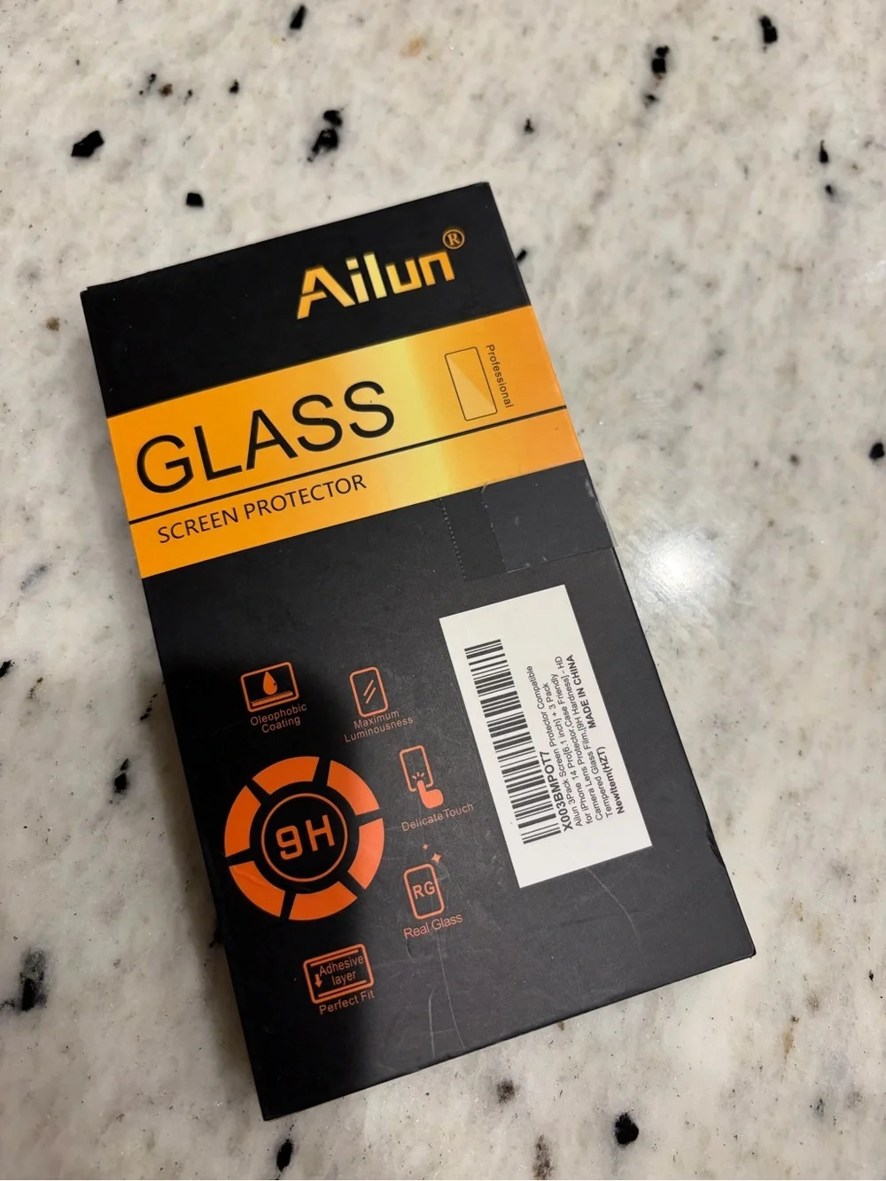 Ailun Screen Protector + Camera Lens Protector for iPhone 14 Pro, 3+3 Pack